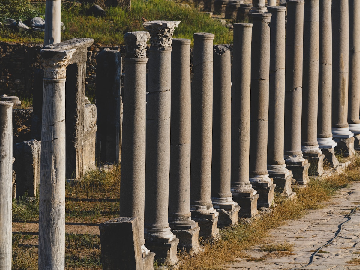 Pontic rock tombs above Amasya — the burial chambers of the Pontic kings