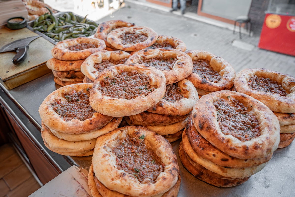 Testi kebab served in a sealed pottery vessel at a restaurant in Cappadocia