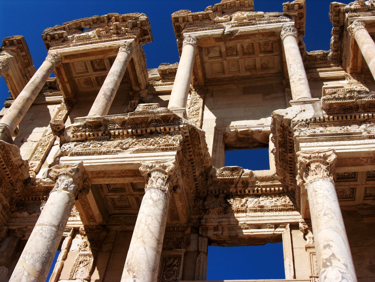 Ornate Turkish stone arch — travel insurance for Turkey